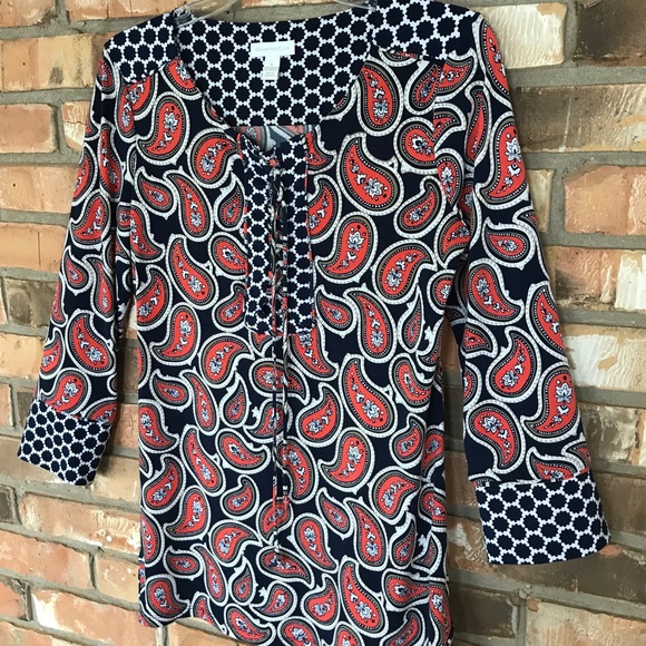 Charter Club Paisley Top   Small - Picture 3 of 8